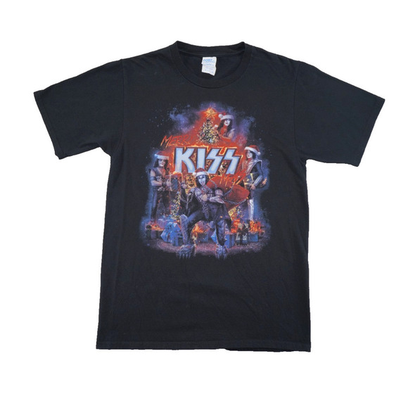 Vintage Other - Rock the holidays with this KISS “Merry Kissmas” graphic tee